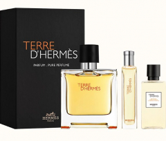 Hermes Terre D`Hermes Parfum Set парфумована вода 75мл +парфумована вода 15мл +Гель для душу 40мл