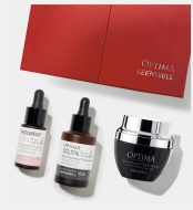 Keenwell Набір Optima активне омолодження (денний крем + сироватка-Концентрат для обличчя + сироватка-Концентрат навколо очей) 55мл+30мл+15мл