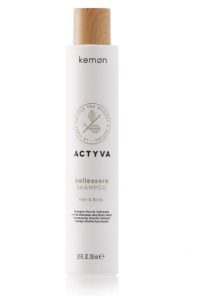 Kemon Benessere Shampoo — Шампунь для чутливої шкіри голови на основі 86% натур. Компонентов и Velian Complex