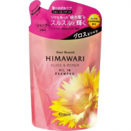 Kracie KR 70072 Шампунь для волосся Himawari Oil Premium EX ж відновлюючий блиск для пошкодженого волосся 360 мл змінна упаковка