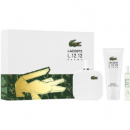 Lacoste Eau De Lacoste Blanc L.12.12 set (туалетна вода 100 ml + туалетна вода 7.5 ml + 100 гель для душу)