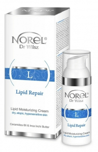Norel Lipid Repair - Lipid Moisturizing Cream - липидный зволожуючий крем, укрепляет межклеточные связи и удерживает воду в коже 24 часа, захищає от раздражения, сухости и зуда 50мл