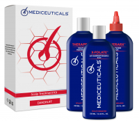 MedIceuticals scalp Treatment Kit Dandruff 3pc (X-Folate) Набір від лупи (Шампунь X-Folate 250 мл, Кондиціонер therapeutic 250 мл, Очищуючий догляд theraRx 250 мл) 3x250 мл 054355921084