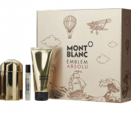 Montblanc Emblem Absolu set 100 мл туалетна вода + 7,5 ml туалетна вода + 100 мл гель для душу