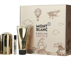 Montblanc Emblem Absolu set 100 мл туалетна вода + 7,5 ml туалетна вода + 100 мл гель для душу