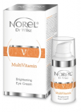 Norel MultiVitamin Brightening eye Cream вітамінний крем для сухої, зневодненої шкіри, прибирає темні кола під очима 15мл