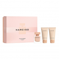 Narciso Rodriguez Poudree set (парфумована вода 50 мл + лосьйон для тіла 50 мл + гель для душу 50 мл)