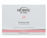 Norel Soothing mask for sensitive skin маска на основі спресованого нетканного полотна, активується концентратом для чутливої шкіри set