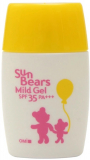 Omi Brotherhood UV Sun BEARS Санскрин-Гель для чутливої шкіри шкіри SPF35+ 30г. 4987036533404