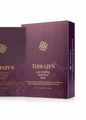 Омолоджуюча поживна тканевая Маска для обличчя с природным комплексом проти зморшок Terrazen AGE control Treatment Mask (10PCS/ BOX) 27ml
