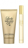 Rabanne Lady Million mini set (парфумована вода 10 ml +100 лосьйон для тіла + pouch)