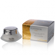 Hlavin love Line Platinum крем збагачений колагеном для омоложения сухої та нормальної віковий шкіри обличчя на основі женьшеня з лікарськими рослинами та вітамінами 50мл