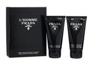 Prada LHomme set Парфумерний набір для чоловіків (Facial Cleanser 75 ml + тонізуючий крем для душу 75 ml)