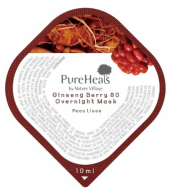 Pureheal's Pureheals Ginseng Berry 80 OverNight Mask (Capsule) Енергизуюча нічна Маска з екстрактом ягод женьшеня 10 мл капсулла 8809485337555