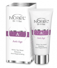 Norel Relaxing and regenerating White Tea mask заспокійлива кремова маска для зрілої комбінованої шкіри з білим чаєм 100 мл