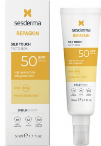 SeSderma Repaskin silk touch сонцезахисний крем SPF 50+ 50 мл