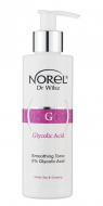 Norel Smoothing tonic with 5% glycolic acid очищуючий та відлущуючий тонік с 5% гліколевою, гіалуроновою, амінокислотами 200 мл