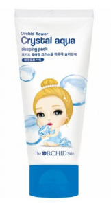 the Orchid Skin Orchid Flower Crystal Aqua sleeping pack зволожуючий нічний крем для обличчя. 120мл 8809680850095