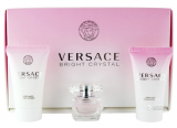 Versace Bright Crystal set (туалетна вода 5 ml + 25 ml лосьйон для тіла + 25 ml гель для душу)