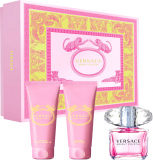Парфумерія Versace Bright Crystal set (туалетна Вода 50 мл + 50 мл лосьйон для тіла + 50 мл Гель для душу)