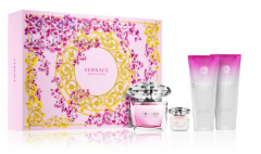 Versace Bright Crystal Set туалетна вода 90 мл+лосьйон для тіла 100 мл+гель для душу 100 мл+туалетна вода 5 мл