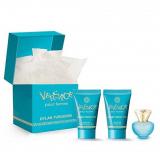Versace Pour Femme Dylan Turquoise set (туалетна вода 5 ml + 25 ml лосьйон для тіла + 25 ml гель для душу)
