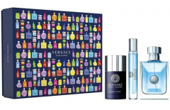 Versace Pour Homme set Парфумерний набір для чоловіків (туалетна Вода 100 мл + туалетна Вода 10 ml + 75 Дезодорант стік)